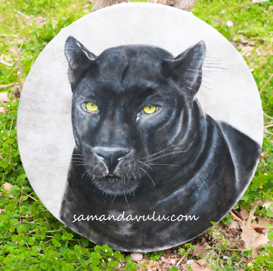 SİYAH PANTER ŞAMAN DAVULU