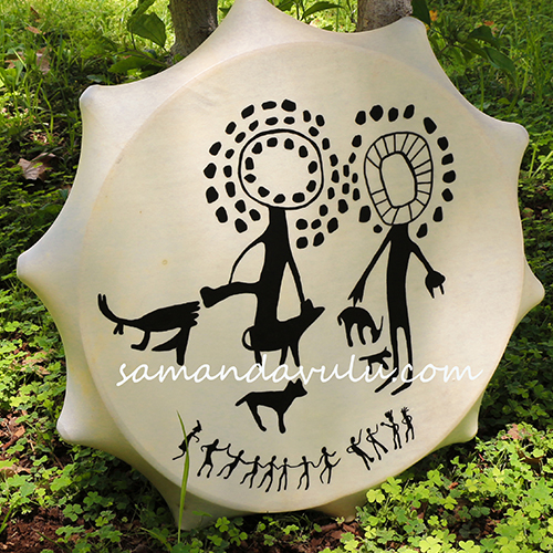 kün ay şaman davulu