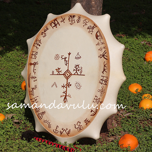 oval şaman davulu 3