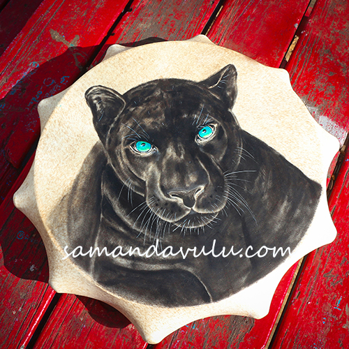 Siyah Panter Şaman Davulu